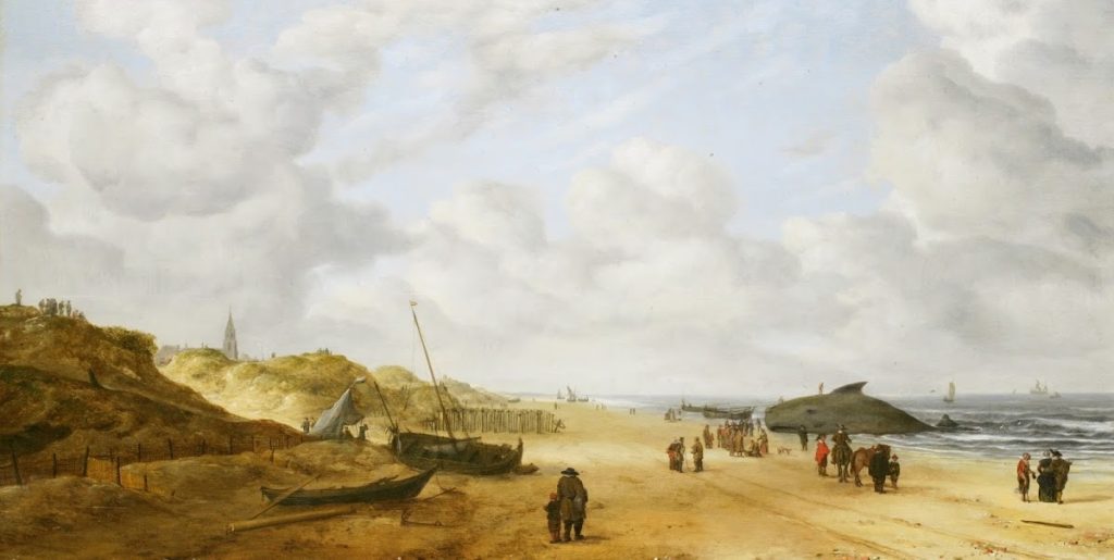Vista de la playa de Scheveningen