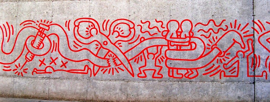 KEITH HARING: EL MURAL DE BARCELONA