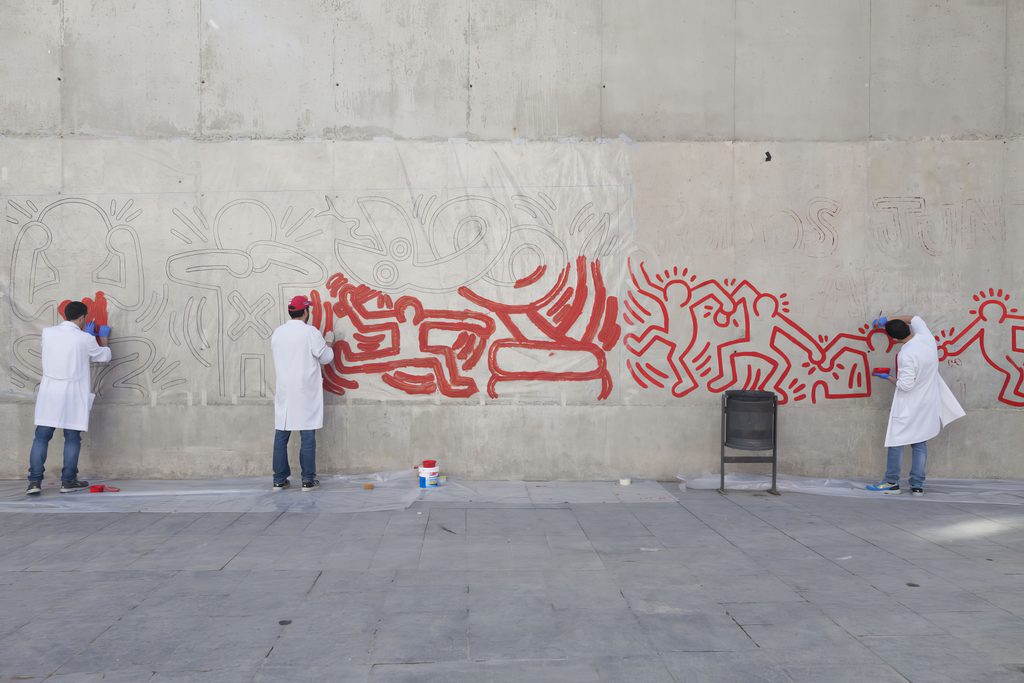 KEITH HARING: EL MURAL DE BARCELONA