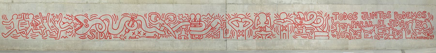 KEITH HARING: EL MURAL DE BARCELONA